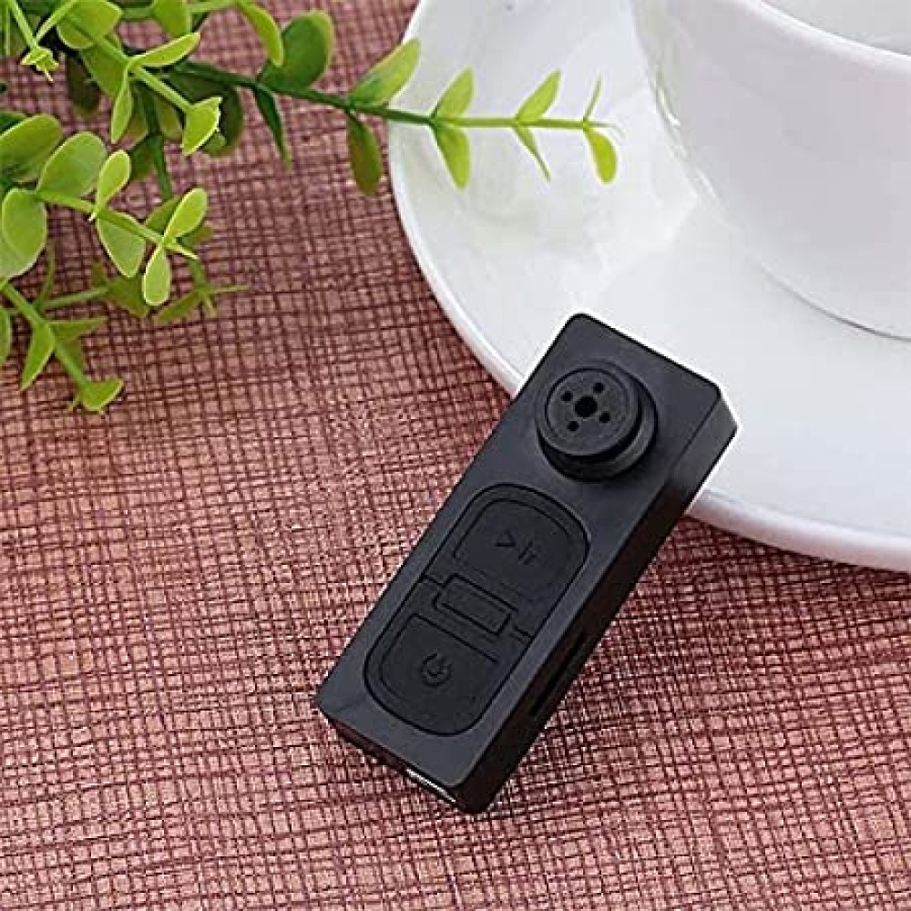 Spy Camera Wired HD Audio and Video Recorder 720p Hidden Mini Secret Cam in Button Shape DVR Small Portable Updated Mini Spy Button Cameras with SD Card Slot Up to 32GB Support