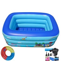 Baby Swimming Pool With Air Pumper and Ring