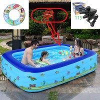 115 cm Baby Swimming Pool With Air Pumper and Pool Ring, 50  Pice Ball