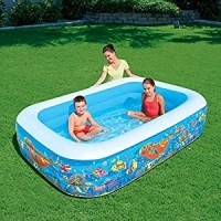 130 CM INFLATABLE SWIMMING POOL ( 130 pool + pumper + ring + Ball )