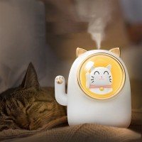 A-16 HOME OFFICE SILENT MINI LUCKY CAT USB HUMIDIFIER(White)