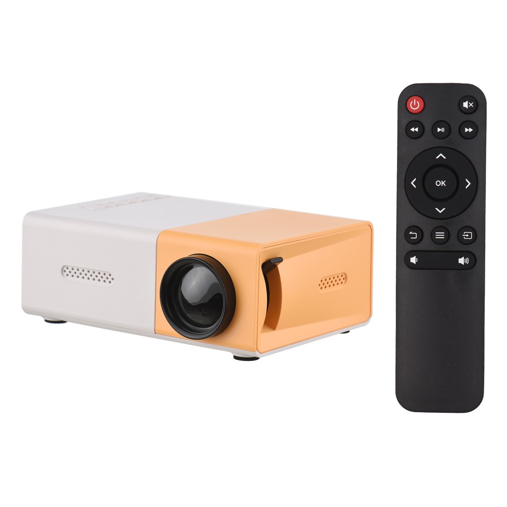 Mini Projector, Meer Portable Pico Full Color LED LCD Video Projector for Children Present, Video TV Movie, Party Game, Outdoor Entertainment with HDMI USB AV Interfaces and Remote Control