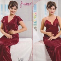 Fashionable  Two Part Nighty Dress