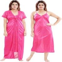 Night Dress For Women 2 part Exclusive, Fashionable, Stylish and Comfortable Night Dress- Dark Pink