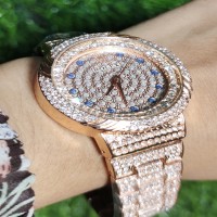 Beautiful Ladies Watch Rolex copy Stone Watch