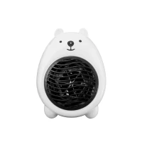 Portable Cartoon Bear Electric Heater Warmer Fan with 220V charger
