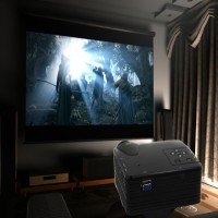 H80 Projector Portable Mini 640X480 Pixels Full Hd Brighter And Clear Led Projector Video Home Cinema Theater