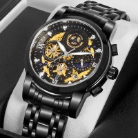Men's Luxury Stainless Steel Watch for Men GOLDEN analog