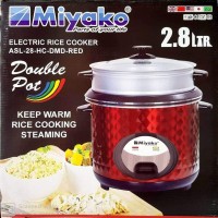 Miyako 2.8 LTR Double Pot Rice Cooker ASL-1280-DMD