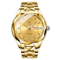 Binbond Business Gold Watch For Men Luxury Original Waterproof Stainless Steel Golden Male Wristwatches Relogio Masculino 2023