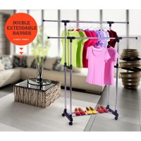 Double Pole Cloth Drying Stand, For Advertisement