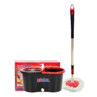 Regular Rotary/Spin Mop Floor Cleaning Mop_RM-9586_Black
