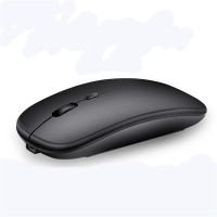 Dual Mode Rechargeable Wireless Mouse Bluetooth and mobile mouse.