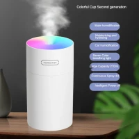 USB Colorful Humidifier Mini Portable Useable In Car Home Cup Humidifier