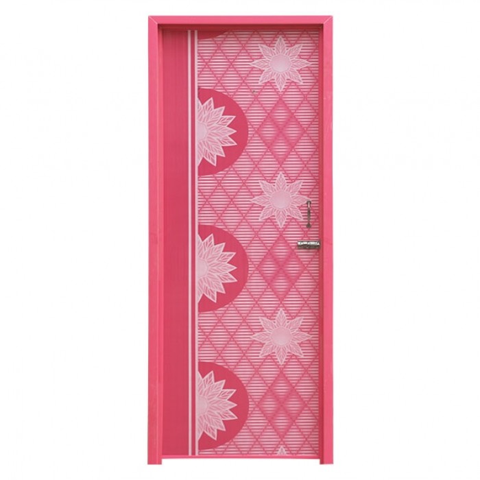 Popular Door Pink Star 7'X2.5' L-T/B