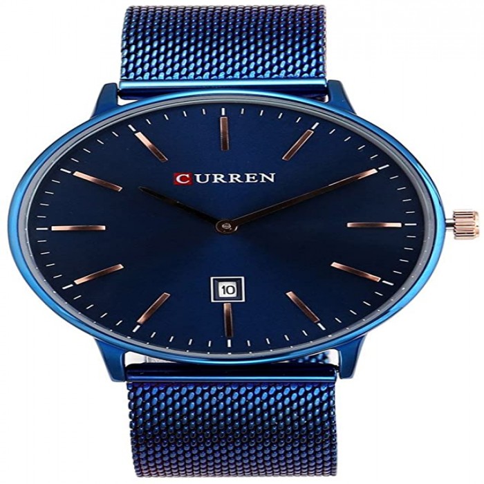 CURREN Original Men's Sports Waterproof Stainless Steel Date Quartz Wrist Watch 8302
