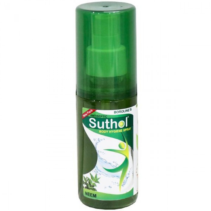 Borolines Suthol Antiseptic Skin Hygiene Spray Neem 100 ml