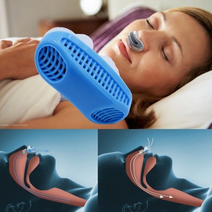 2 In 1 Anti Snoring and Air Purifier Silicone Snore Nose Clip এন্টি স্নোরিং ডিভাইস